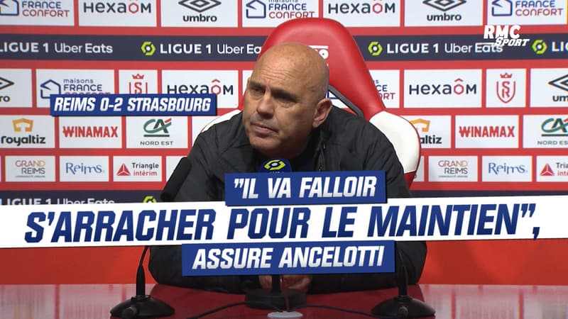 Reims 0-2 Strasbourg : Il va falloir s’arracher pour obtenir le maintien, affirme Antonetti