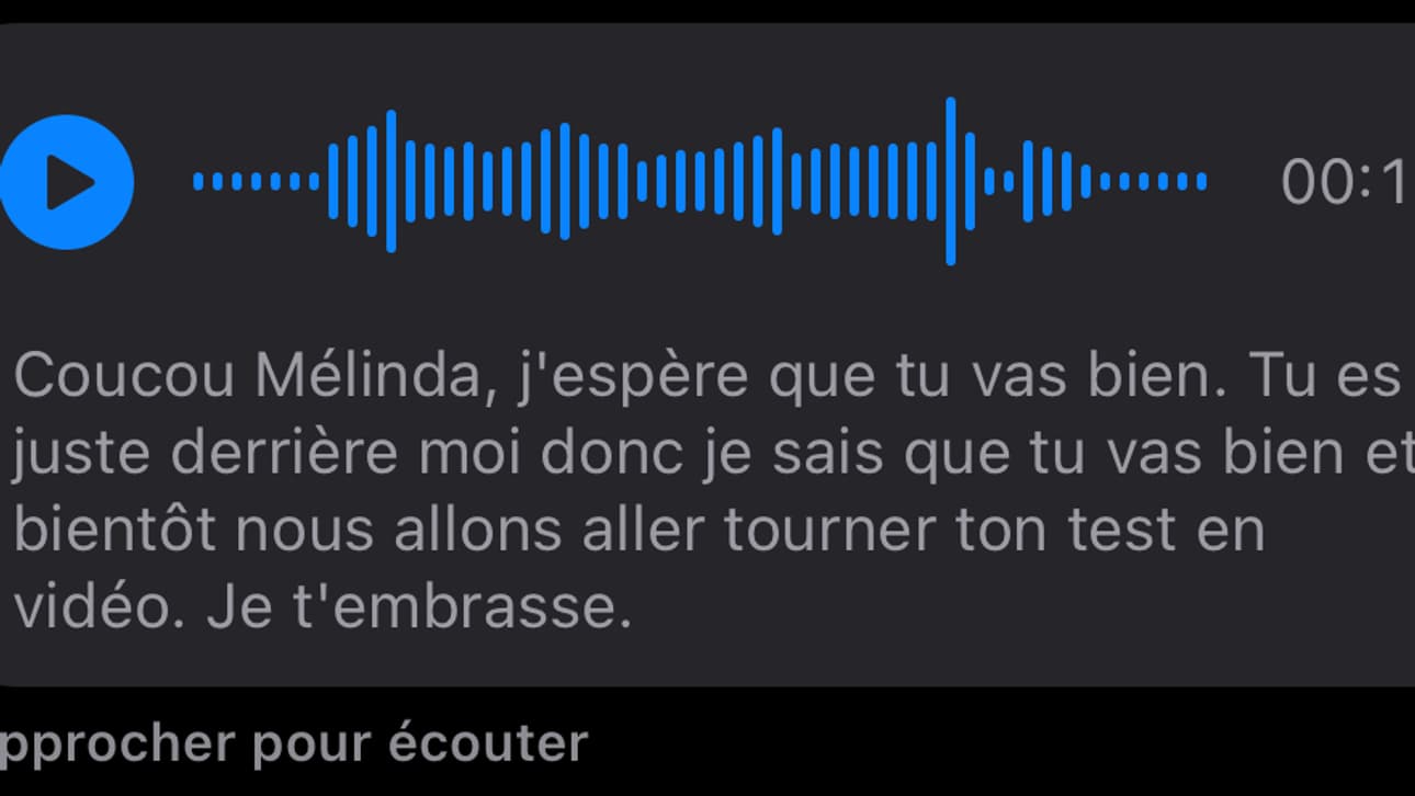 iOS 17 propose la transcription des messages vocaux reçus dans l'app Messages