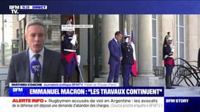Story 5 : Emmanuel Macron: "les travaux continuent" - 27/08