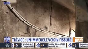 Rue de Trévise: à un numéro de la zone de sécurité, leur immeuble présente des fissures inquiétantes