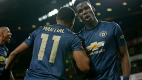 Martial et Pogba