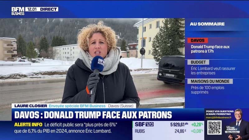 Laure Closier en duplex de Davos