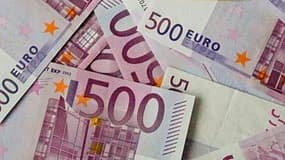 Des billets de 500 euros (Illustration).