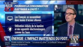 Mondial: la consommation d'électricité en chute libre pendant France-Belgique