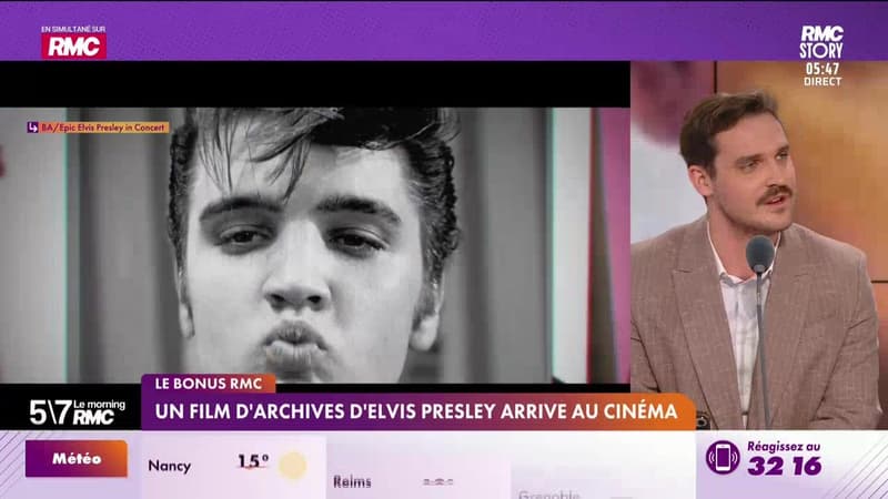 Le bonus RMC : Un film d'archives d'Elvis Presley arrive au cinéma - 25/02