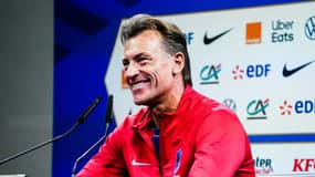 Hervé Renard en conférence de presse.
