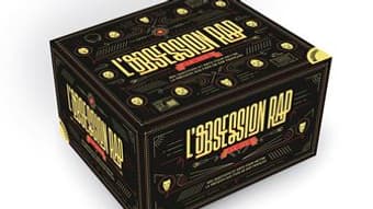 Le coffret L'Obsession rap - le jeu, de l'abcdr du son.