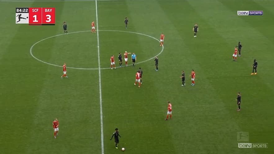 Le Bayern a onze joueurs de champ face à Fribourg.