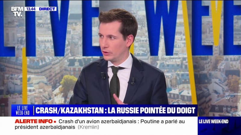 Crash au Kazakhstan: Vladimir Poutine évoque des tirs de la défense aérienne russe au moment de l'incident