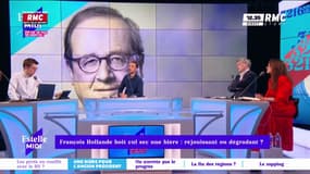 François Hollande boit cul sec une bière : "C'est consternant !" affirme Thierry Moreau
