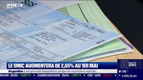 Le SMIC augmentera de 2,5% au 1er mai