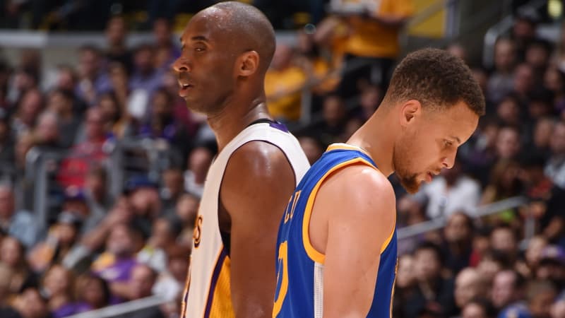 Kobe Bryant et Stephen Curry