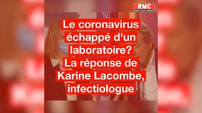 Le coronavirus échappé d'un laboratoire?
