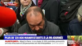 Philippe Martinez (CGT) déclare que les syndicats "se réunissent demain matin" pour discuter de la suite de la grève et assure "qu'elle ne s’arrêtera pas ce soir"