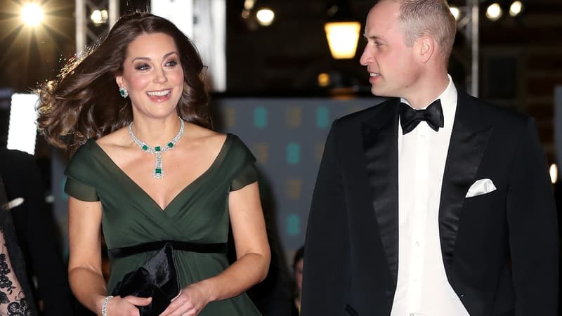 Kate Middleton et le prince William aux Bafta le 18 février, à Londres