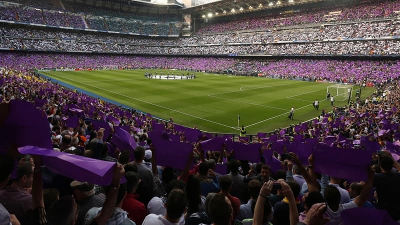 Le stade Santiago-Bernabeu