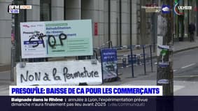 Presqu'île de Lyon: 65% des commerçants disent avoir perdu du chiffre d'affaire