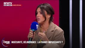 FORUM BFMTV - Laura, sophrologue de 32 ans, juge la politique française "impuissante" face à la délinquance