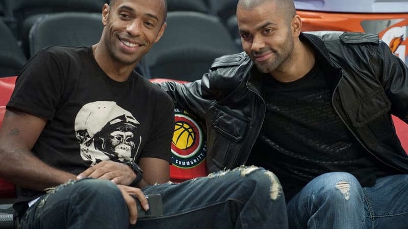 Thierry Henry et Tony Parker ne ratent jamais une occasion de se retrouver dès que leur emploi du temps le permet.