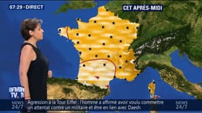 Météo du lundi 07 août 2017