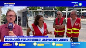   L'Avenue 83: les employés manifestent pour avoir plus de places de parking 