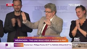 Présidentielle : pour Jean-Luc Mélenchon, "il ne faut pas donner une seule voix à Marine Le Pen"