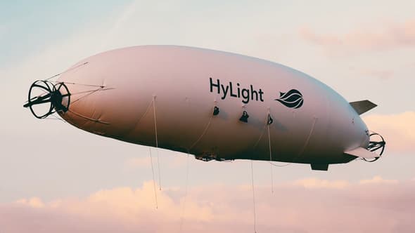Les dirigeables de HyLight sont propulsés grâce à l'hydrogène