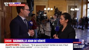 Motion de censure: "On espère qu'une partie des socialistes vont être responsables", confie Sylvain Maillard (Ensemble)