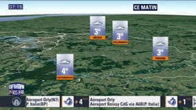 Météo Paris Île-de-France du 4 mars: De la pluie ce matin