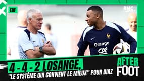 Équipe de France : "4-4-2 losange, le système qui convient le mieux" estime Diaz