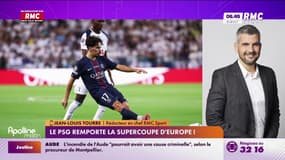 "Dans tout ce qui est rythme, passes, qualité de sortie de balle, tout ce qui a fait la force du PSG en LDC l'année dernière, ce n'était pas au rendez-vous" : l'analyse de Jean-Louis Tourre, rédacteur en chef RMC Sport