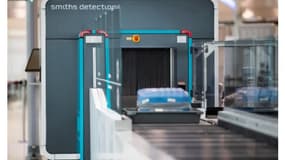 Le scanner CT/3D, du fabriquant Smiths Detection, testé actuellement à Orly. 