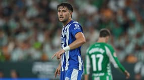 Facundo Garcés lors du match contre le Real Betis-Alaves (1-0, Liga), le 22 août 2025