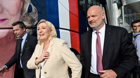 Marine Le Pen et Thierry Légier