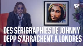 Des sérigraphies de Johnny Depp s'arrachent à Londres