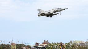 Un Mirage 2000 de l'armée de l'air taïwanaise ce mercredi 2 avril 2025. 
