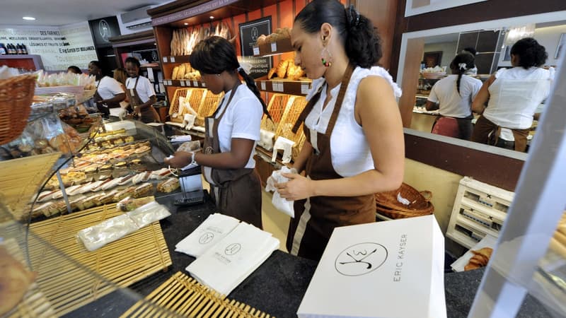 La boulangerie Eric Kayser de Dakar, au Sénégal