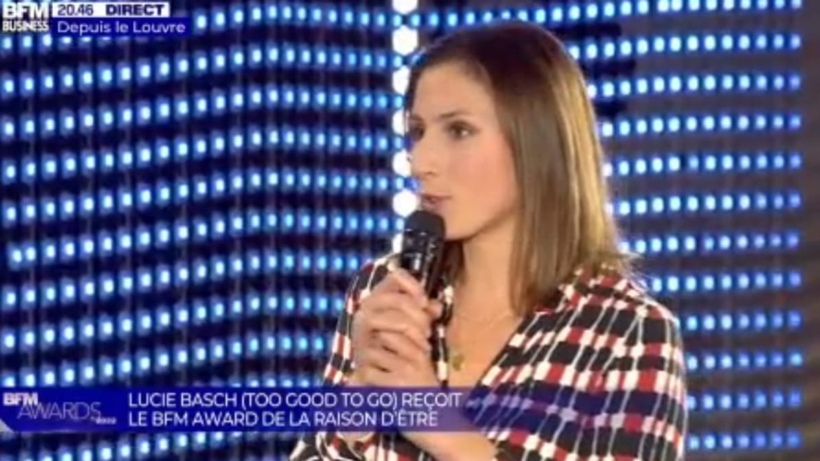 Le BFM Award de la Raison d’être remis à Lucie Basch, la cofondatrice de Too good to go