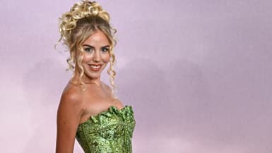 La princesse Maria Carolina de Bourbon des Deux-Siciles à l'avant-première de "Bridgerton" saison 4, au palais Brongniart à Paris le 14 janvier 2026