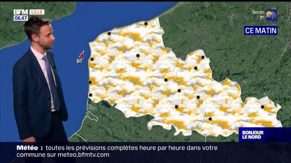Météo Nord-Pas-de-Calais: des nuages ce vendredi, jusqu'à 15°C à Calais et à Lille