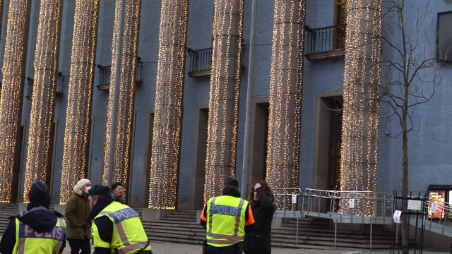 Des agents de la police suédoise à Stockholm (photo d'illustration)