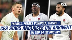 Rugby : Farrell, frères Vunipola, Tuilagi ... Ces stars anglaises qui arrivent en Top 14 (et Pro D2)