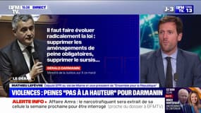 Violences après le sacre du PSG: "L'échelle des peines n'est plus adaptée à la violence d'aujourd'hui", estime Mathieu Lefèvre (Renaissance)