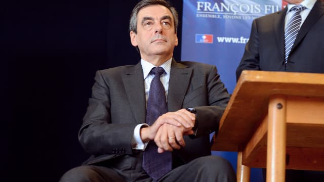 François Fillon le 7 novembre 2012 à La Chaussee-Saint-Victor