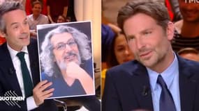 Bradley Cooper sur le plateau de "Quotidien", mardi 2 octobre