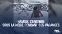 Hamsik s'enterre sous la neige pendant ses vacances