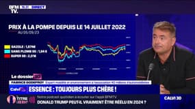 Prix de l'essence: "Elle va continuer d'augmenter dans les prochaines semaines", affirme Fabrice Godefroy (expert mobilité et environnement à l'association 40 millions d'automobilistes)