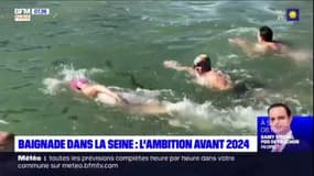 Baignade dans la Seine: une ambition pour 2024