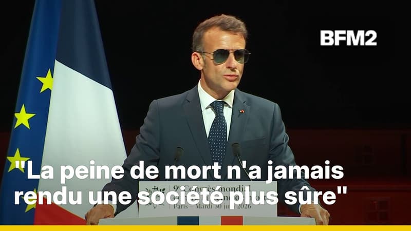Le discours d'Emmanuel Macron lors du Congrès mondial contre la peine de mort