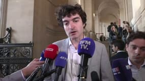 Me Vincent Brengarth, avocat de Mohamed Lamine Aberouz, accusé de complicité dans l'assassinat de deux policiers à Magnanville (Yvelines) en 2016, au palais de justice de Paris, le 25 septembre 2023.